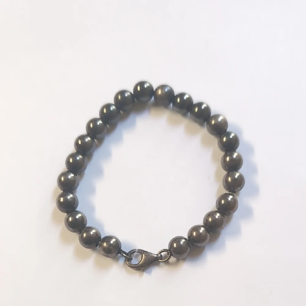 Black‎ Spherical Bead Jewelry Bracelet